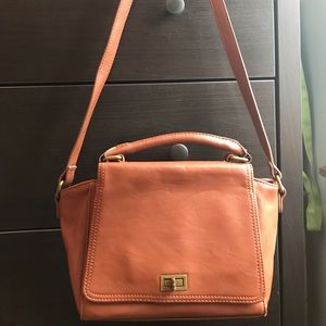 Tan shoulder bag